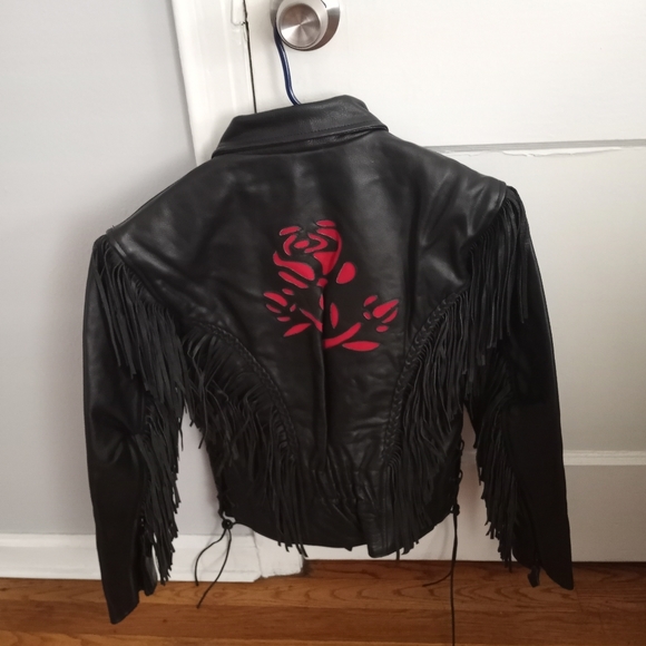 Antelope Creek Leather jacket  size small inner lining comes out brand new - Picture 2 of 2